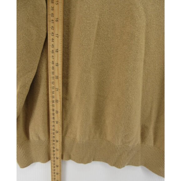 VINTAGE Lands End Sweater Large Cashmere Turtleneck Pullover Classic * - Picture 5 of 11